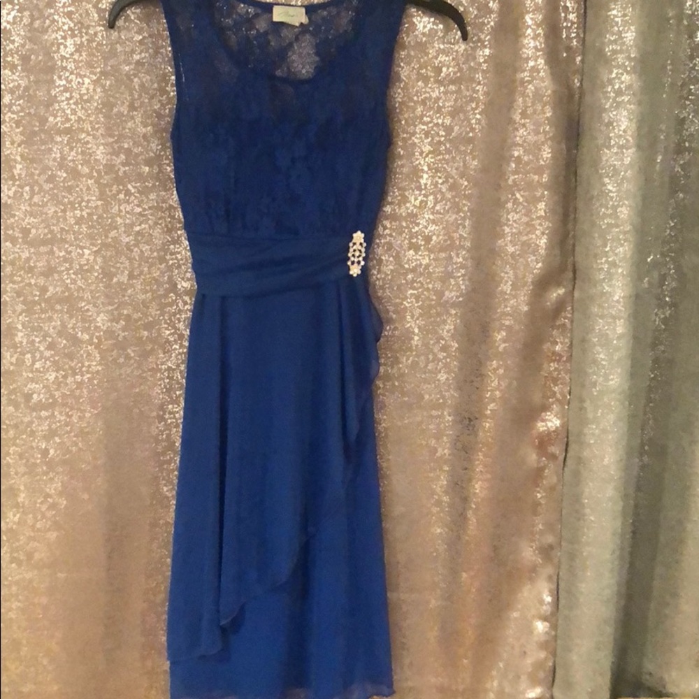 Blue Lace Dress